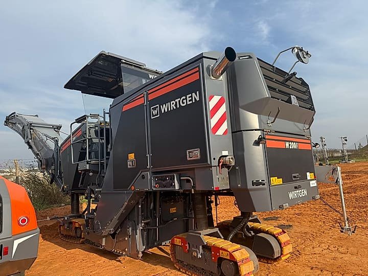 Fresadora Wirtgen en obra